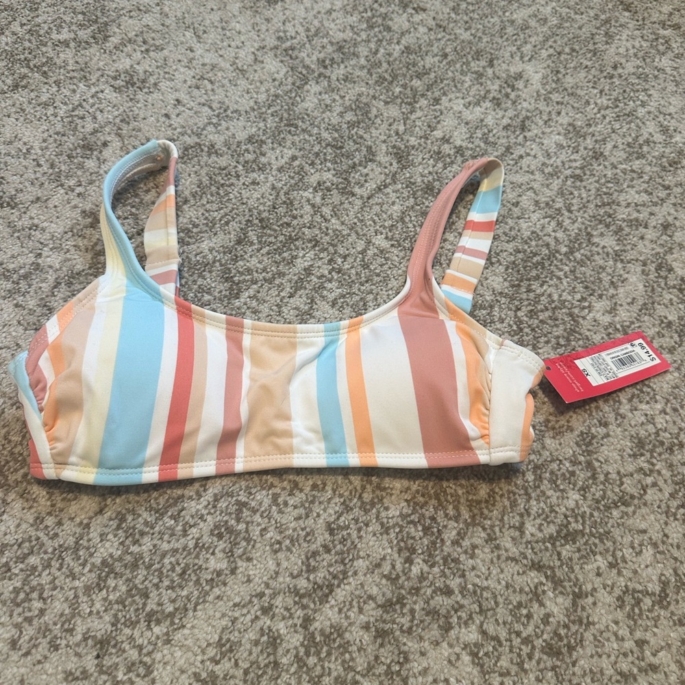 Xhilaration Multi Stripe Women’s Bikini Top Size XS